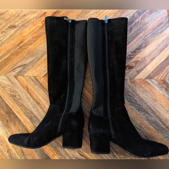 Bandolino Boots Suede Knee High Boot stretch back fabric for comfort SZ 6 - Picture 2 of 5